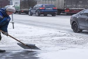 Большинство тротуаров чистят в Подмосковье до 09:00
