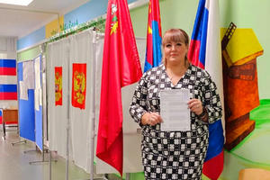 Наталья Абросимова: Сегодня я голосовала за дальнейшее развитие нашего города и региона